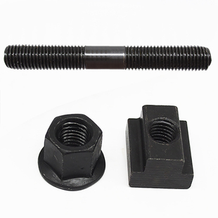 10.9级双头螺丝螺杆螺母T型块双头螺栓丝杆压板螺丝M12M16M20M24