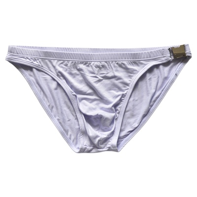 D.M男内裤低腰性感金属扣可打开侧漏三角裤运动莫代尔薄透优可丝