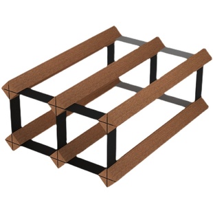 huntice格多多酒架架家用红酒架摆件架子实木葡萄酒定制酒瓶架