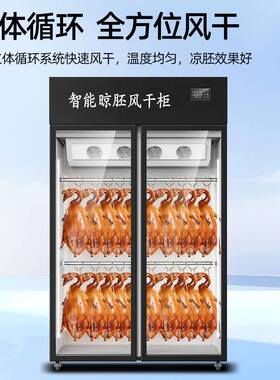 风干柜晾鸭柜烘干箱烧腊烧鹅风干机商用智能吹凉鸭胚晾胚烤鸭烧鸭