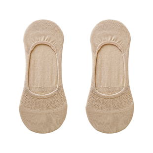 无骨船袜女纯棉夏季薄款新款隐形袜子浅口防滑脱不掉跟袜底脚底袜