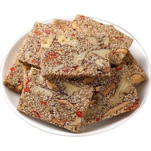 【0添加剂】茯苓白芝麻核桃糕营养0蔗糖解馋休闲零食软糯小包袋装