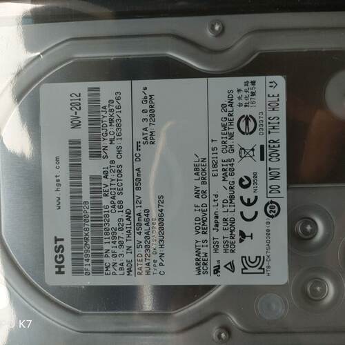 EMC 005049457 2T 7.2K SATA CX3