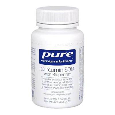 加拿大 Pure Curcumin500 姜黄素胶囊 含黑胡椒碱 60粒