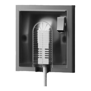 嵌入式隐形冰箱插座面板墙壁内凹隐藏86型内嵌式插座家用隐形五孔