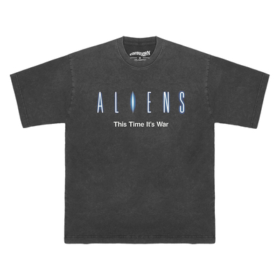 异形Alien恐怖电影纯棉水洗T恤