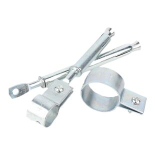 镀锌加长膨胀管卡水管卡煤气天燃气管卡天燃气管固定卡 4分20管卡