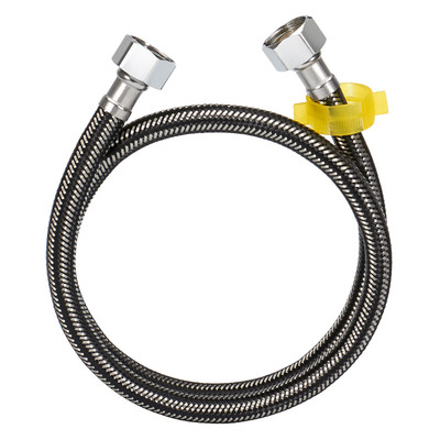 304不锈钢金属编织4分进水软管