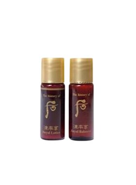 韩国直邮后WHOO 津率享水+乳 小样套装化妆品旅行保湿 七夕正品