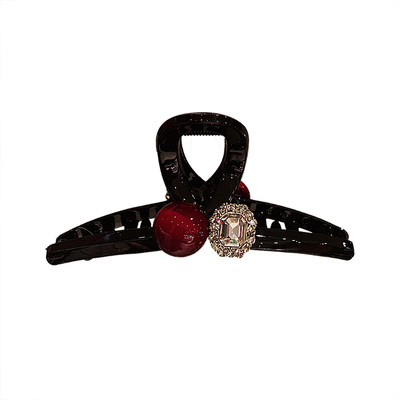 闪钻发夹高级感盘发鲨鱼夹头饰