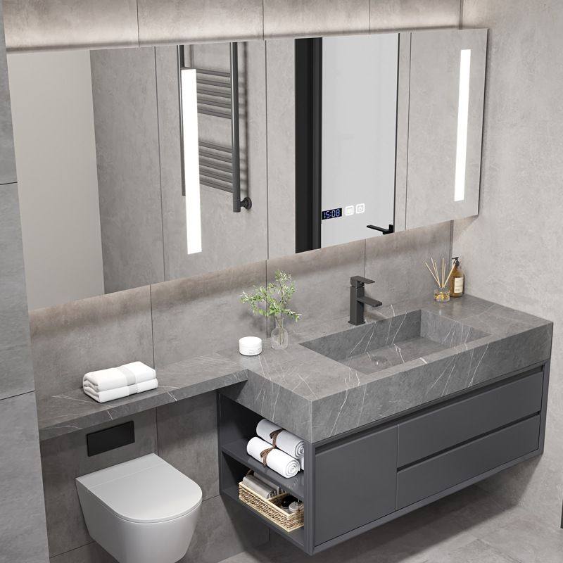 轻奢浴室柜组合岩板无缝陶瓷一体盆卫生间洗脸洗手盆洗漱台延长条,家装主材,浴室柜组合,淘宝优惠券,粉丝福利购,淘宝优惠卷