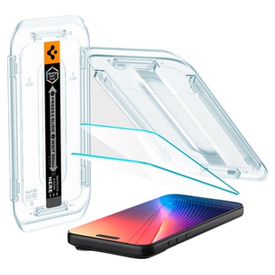 Spigen 适用于苹果iphone17钢化膜新款17Pro Max手机贴膜高清防摔17plus防爆玻璃膜防耐刮抗指纹保护膜高透