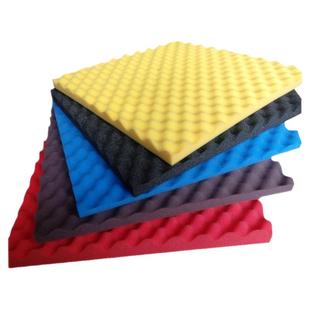 高密度50mm聚氨酯防火波峰棉鸡蛋消音棉室内装饰录音棚琴房隔音绵