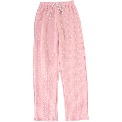 空气层夹棉保暖加厚大码家居裤