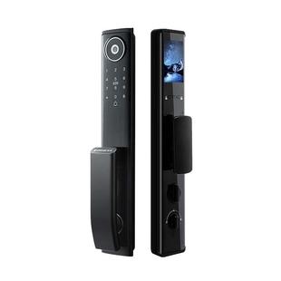 雅洁抗菌智能锁指纹门锁家用防盗锁可视猫眼大屏电子密码门锁A801