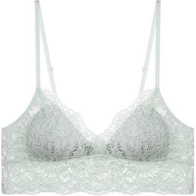 U型美背内衣夏季薄款蕾丝文胸