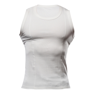 劳拉之星1526夏重磅310克坎肩背心男无袖拼接显大弹力运动健身T恤