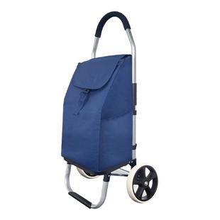 卡塔买菜小拉车家用快递小推车拉货手拉车可折叠轻便小拖车拉杆车