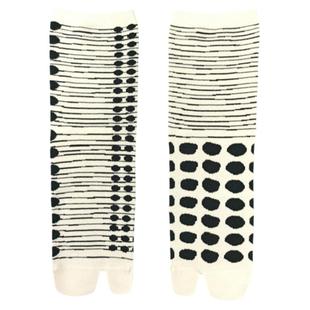 袜子铺子全场买三双包邮AB款日系日本中筒纯棉分趾袜二指袜女木屐