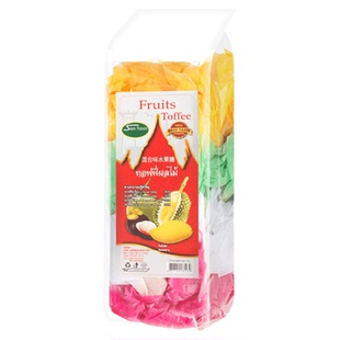 泰国进口siamNture美丽牌水果糖榴莲果肉糖山竹椰子芒果混合软糖