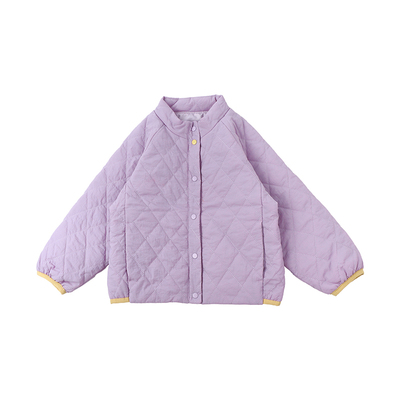 夏生 软心棉棉服 男女童防水保暖宽松外套小立领棉袄儿童冬装新款