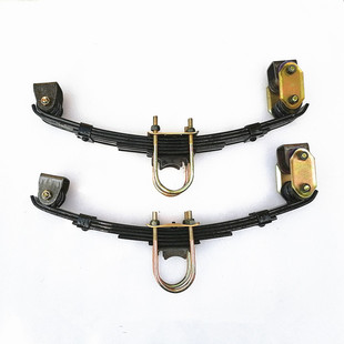 0.2~2T三轮车拖车钢板改装套件直轴后桥拖车钢板四轮平板车套件