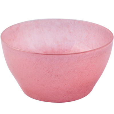 玻璃沙拉碗彩色水果燕麦碗