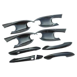 适用于现代21款途胜L 拉手车门外把手碳纤门碗贴手腕装饰Tucson L