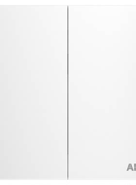 ABB超薄4.8mm单双控开关插座面板