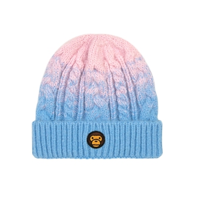 BABYMILOSTORE渐变针织帽冷帽