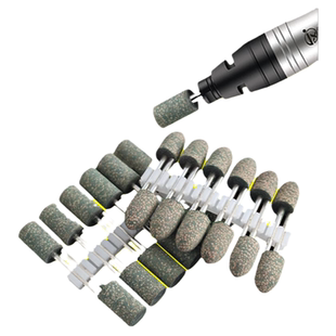 金信芝麻磨头3mm柄电磨抛光头铝合金磨头气动风磨头金属打磨工具