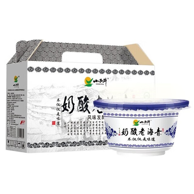 小西牛青海高原风味老酸奶12杯