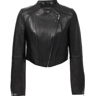 Vero Moda皮衣女2026春季新款修身纯色短款外套简约大气326110001