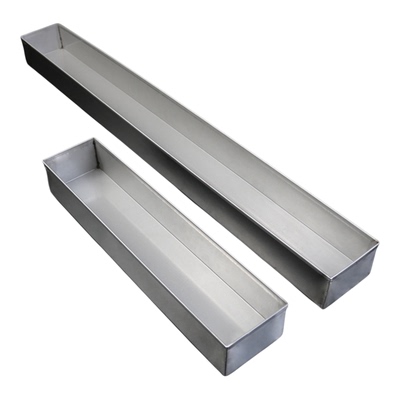 加厚不锈钢鸟食槽长方形槽子定制