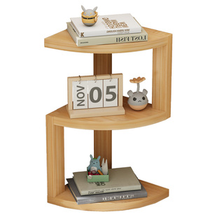 转角书架桌面置物架书房桌上书桌书柜办公桌墙角收纳架子家居好物