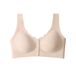 孕妇哺乳内衣女产后喂奶专用舒适美背无钢圈前开扣孕产妇睡眠文胸