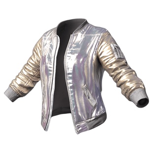 PUBG绝地求生皮肤炫酷反光夹克银色上衣外套衣服吃鸡兑换码CDK