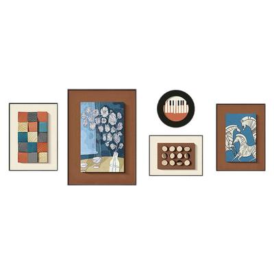 锐玺立体实木多巴胺砂岩画