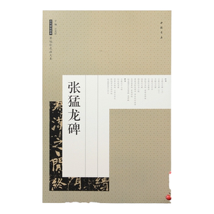 北魏张猛龙碑字帖 历代碑帖经典原帖彩色放大本8开 楷书魏碑毛笔字帖临摹练字 中国书店出版社 书法艺术图书书籍中国书店出版