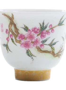 薄胎扒花釉上彩陶瓷十二花神