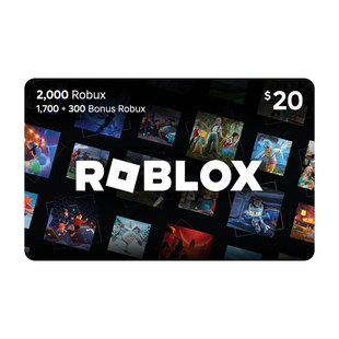 罗布乐思$20充值卡 Roblox Digital Gift Card 2000 Robux Global