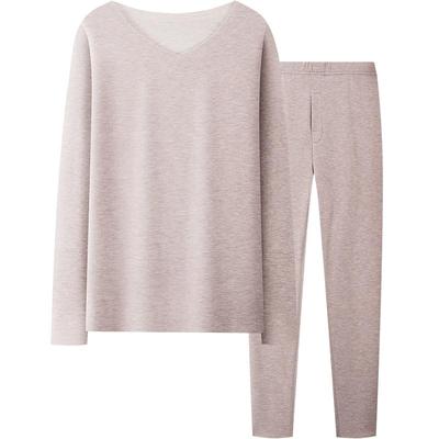 德绒发热纤维羊毛蚕丝无痕保暖衣