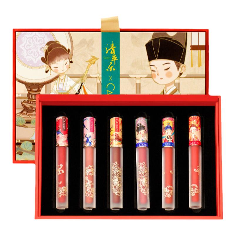CATKIN卡婷山海经轻颜唇釉丝绒哑光雾面口红唇彩显白小众平价学生