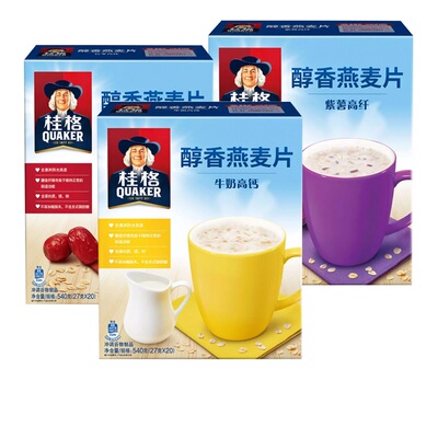 桂格红枣高铁冲调营养早餐麦片