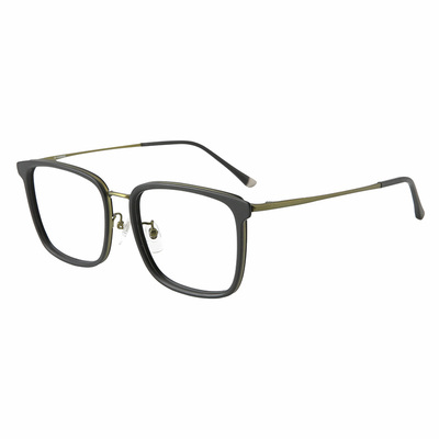 木川153mm眼镜男近视复古纯钛框