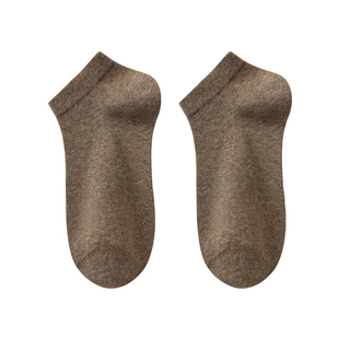 袜子男款秋冬纯棉短袜男士商务抗菌吸汗防臭脚青少年运动短筒袜冬