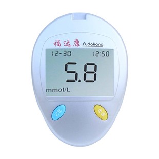 福达康血糖仪试纸家用测血糖测试仪语音播报全自动测血糖试条试片