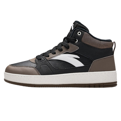 安踏加绒加厚高帮板鞋男鞋