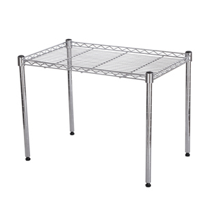 橱柜衣柜分层厨房置物架微波炉架不锈钢色隔层架锅架碗架加高调节