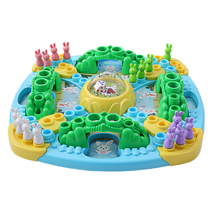 飞行棋儿童版棋类益智玩具幼儿园掷骰子游戏闯关大冒险棋盘桌游下